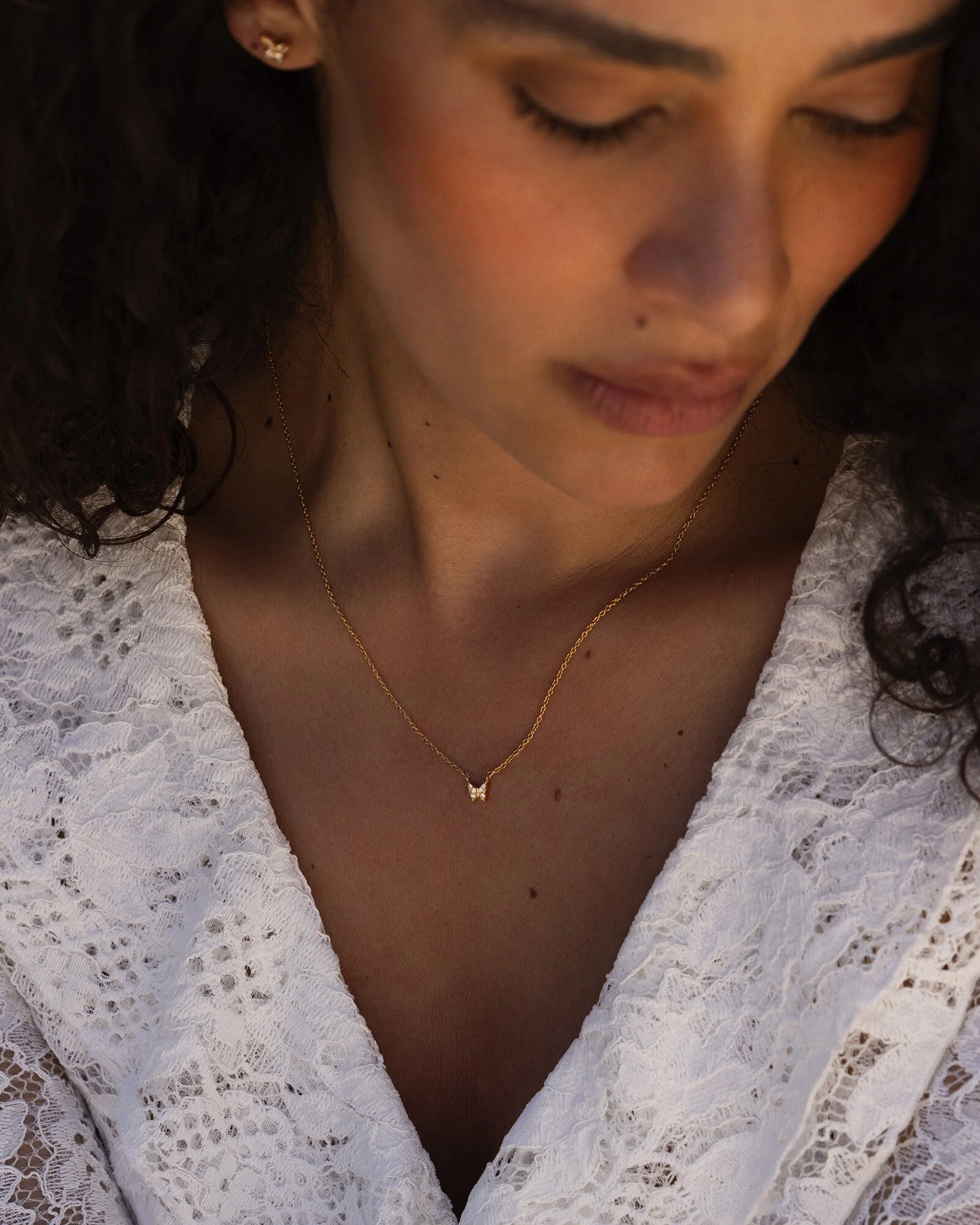 Butterfly Gold Necklace - Image 3