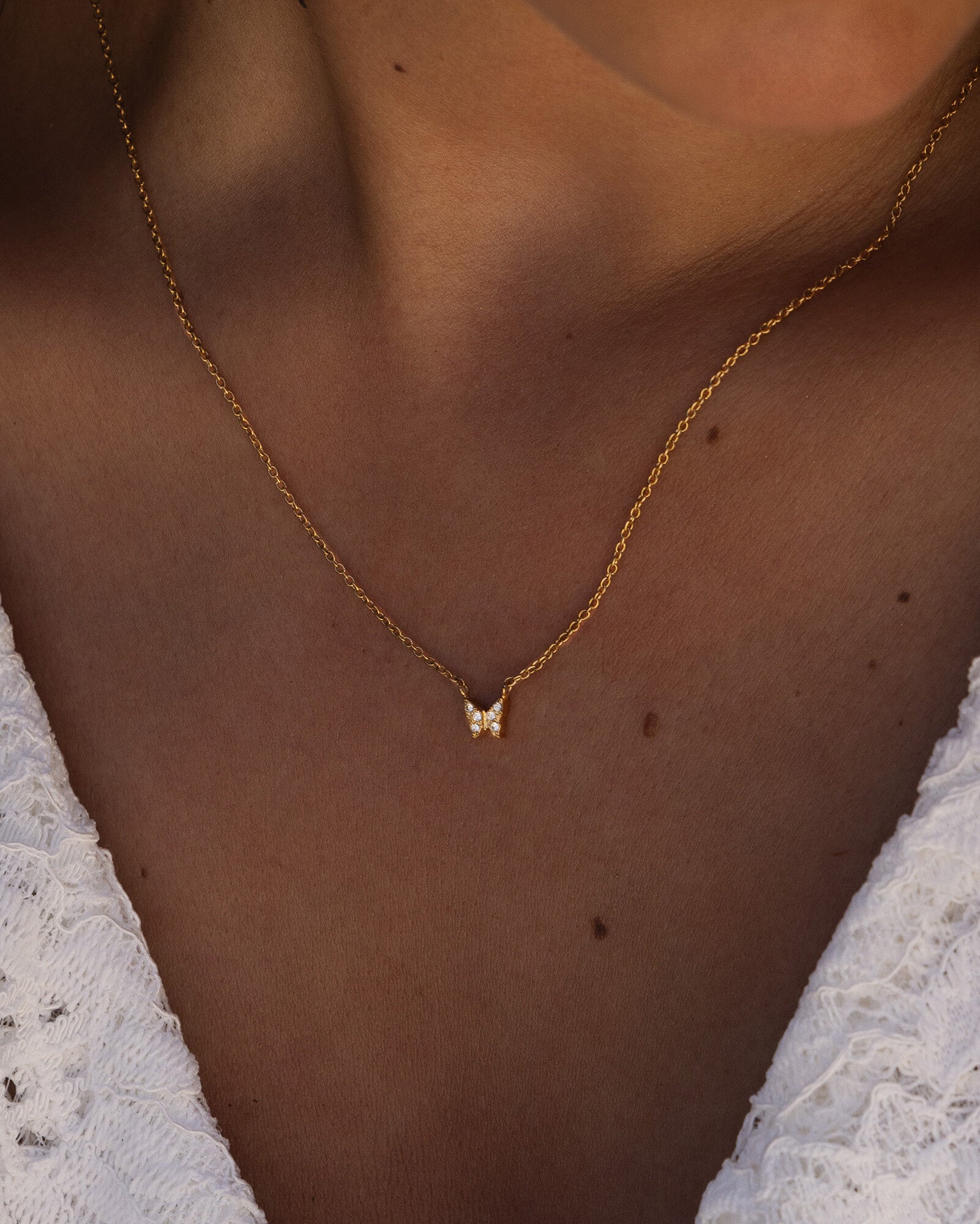 Butterfly Gold Necklace - Image 6