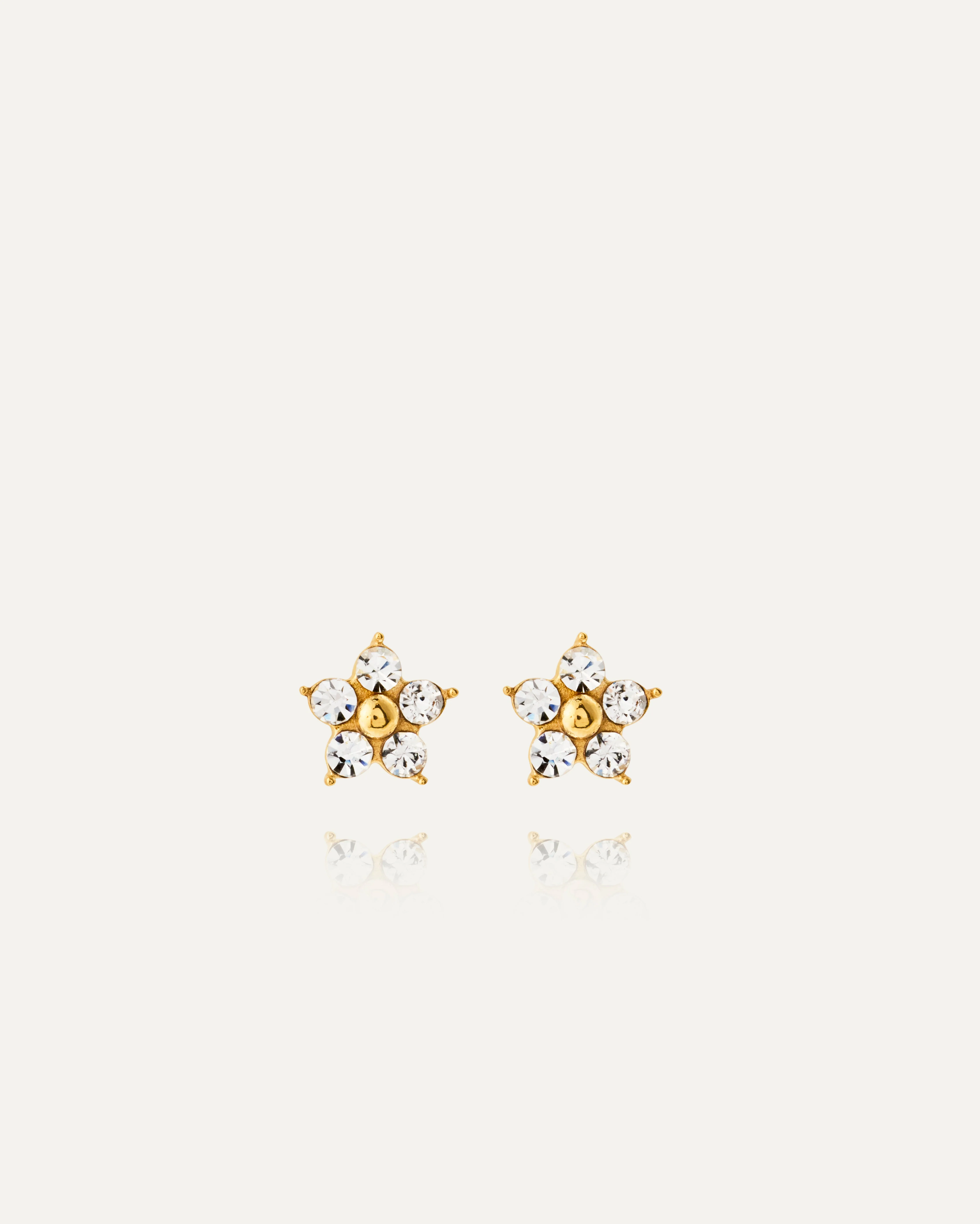 Flora Gold Studs - Image 4