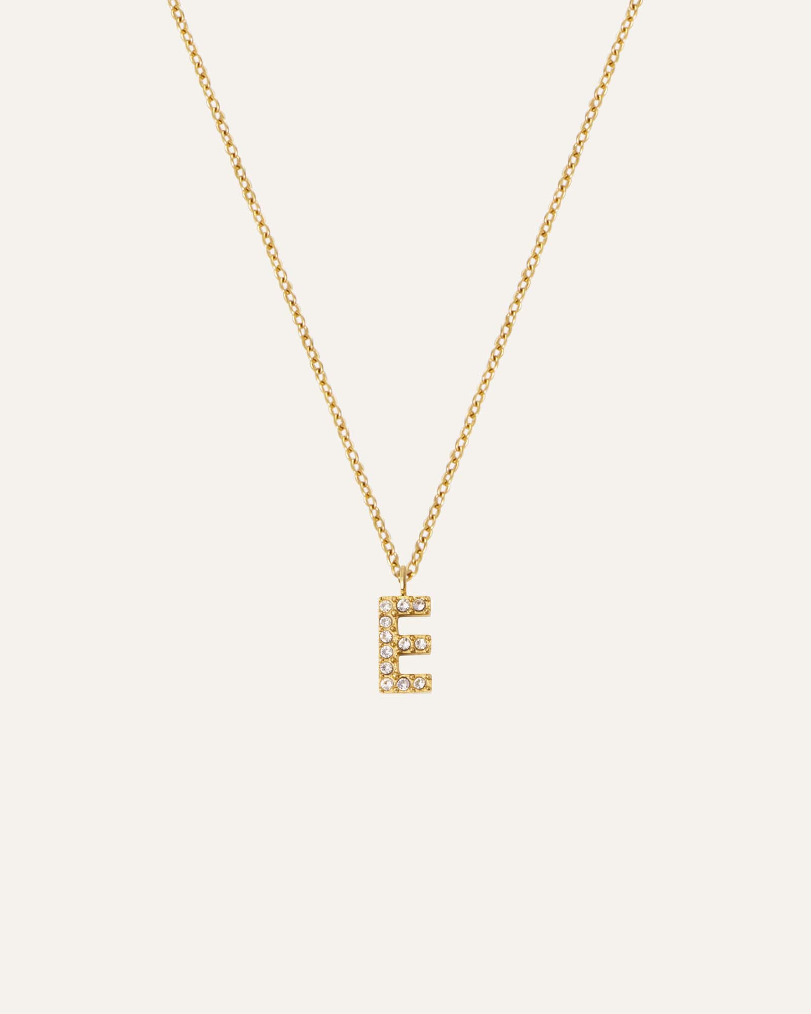 Petite Stone Letter Necklace - Image 10