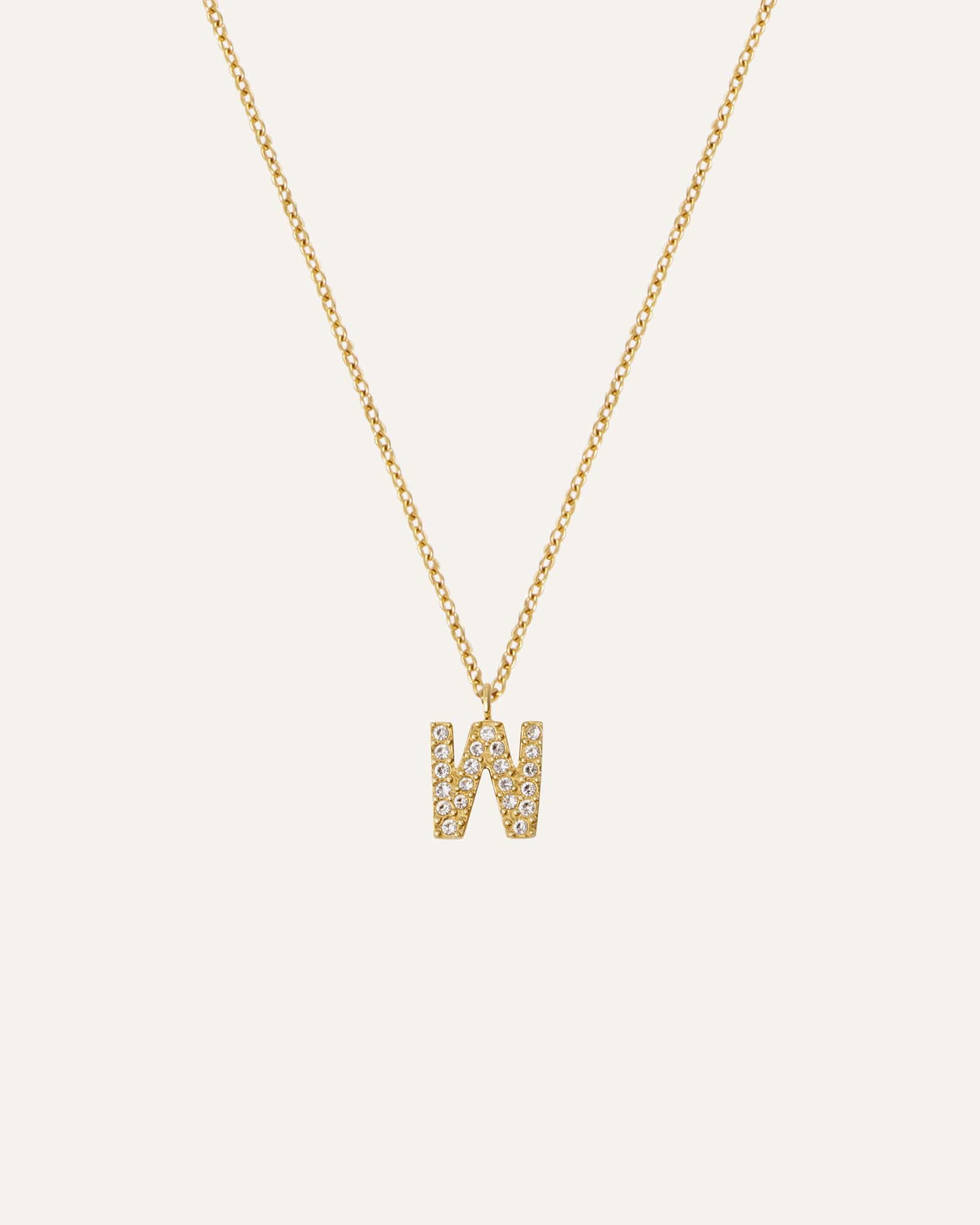 Petite Stone Letter Necklace - Image 28