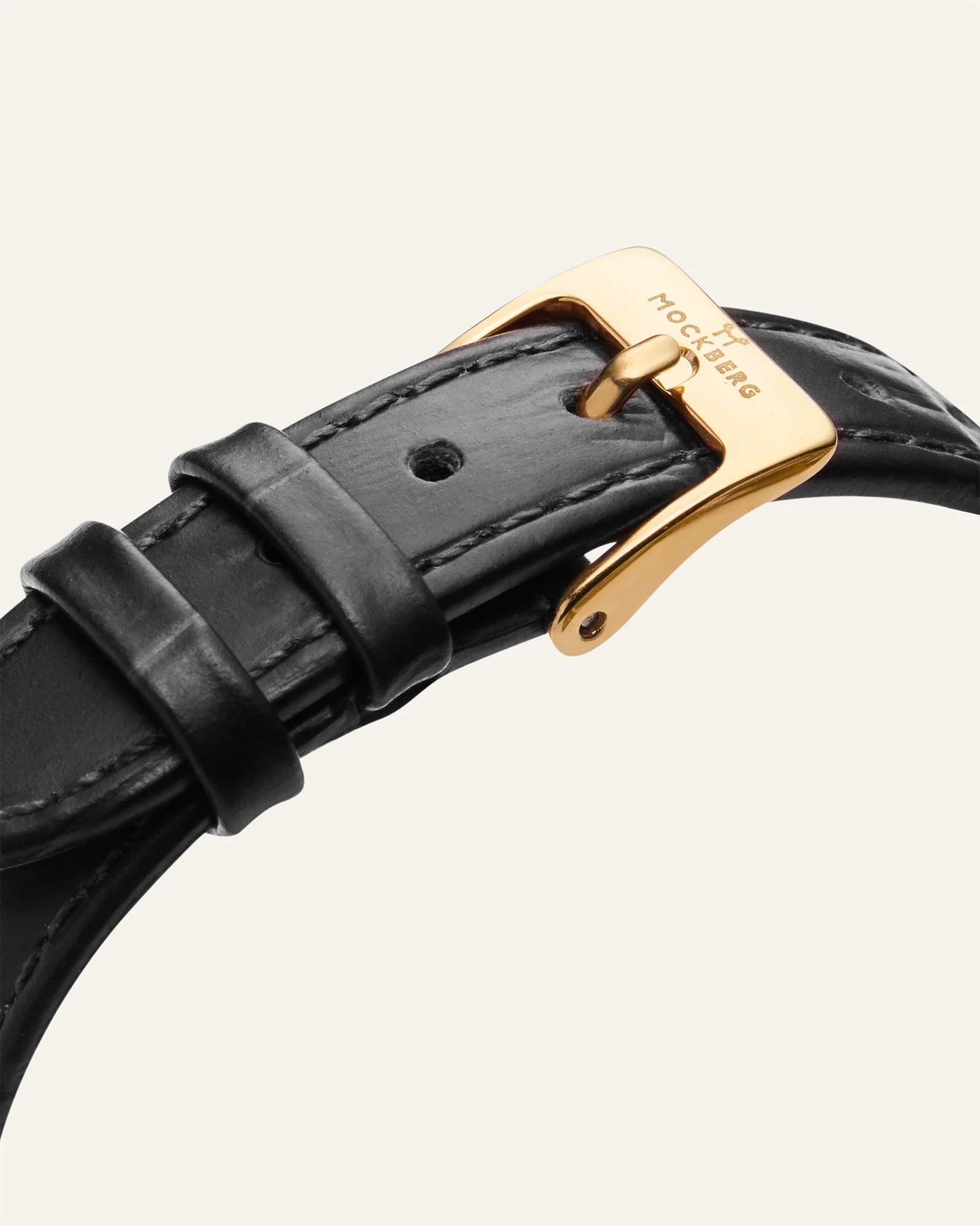 Timeless Black Leather Watch - Image 6
